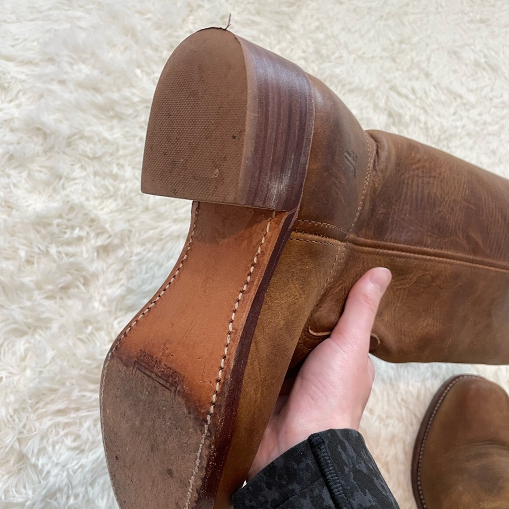 Brown Frye campus boots - Picture 11 of 13